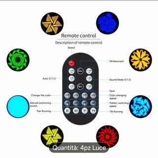 4 teste mobili DJ per animazione