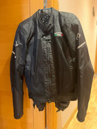 Chaqueta Moto Acerbis, 4 Estaciones, Negra XL