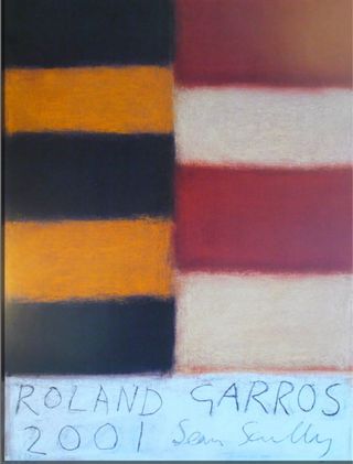 Cartel Roland Garros 2001 Sean Scully