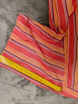 Camisa Lacoste Rayas Rojas Hombre Talla L