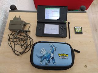 Nintendo DS Lite Negra PAL  + Estuche + Cargador