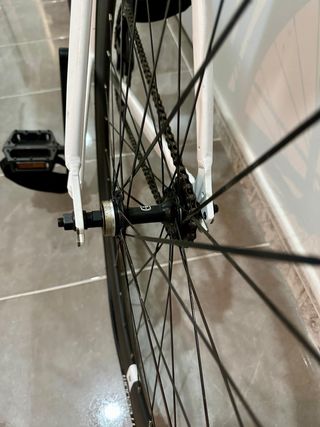 Bicicleta Fixie Poloandbike Williamsburg Blanca