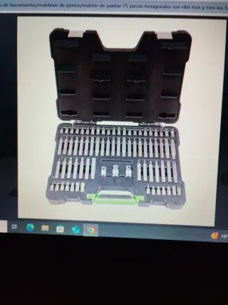 Maletín Puntas JBM 52550 Hexagonal, XZN, Ribe torx