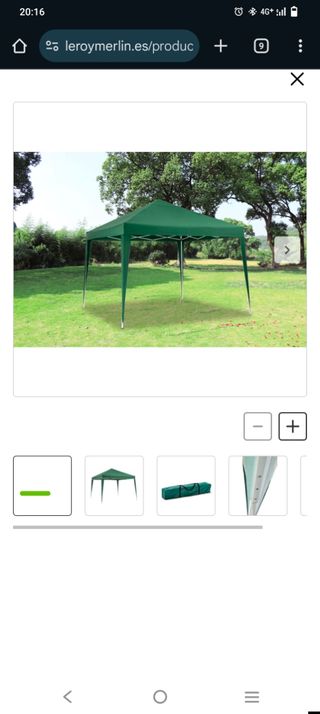 Carpa plegable 3x3