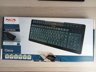 Teclado NGS Negro y Gris