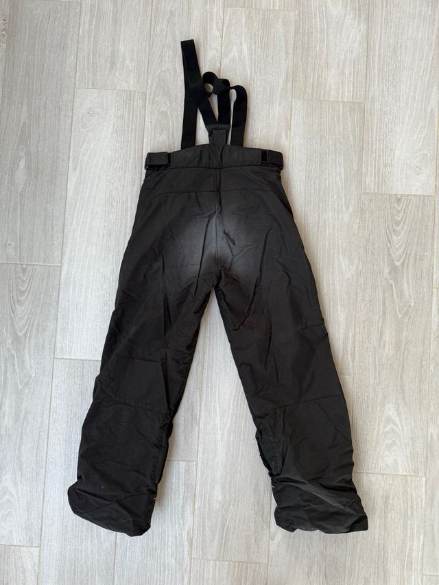 Pantalón de Nieve y Esquí Negro Decthlon Pull’nfit