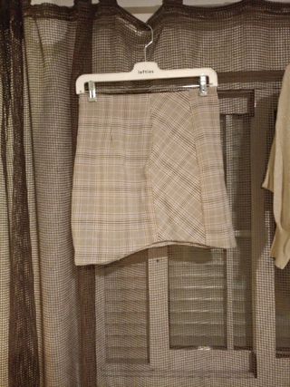 Lote Falda Zara S + Jersey Beige