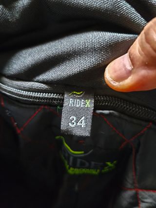 Traje de moto RIDEX talla 34 pantalone y chaquetaL