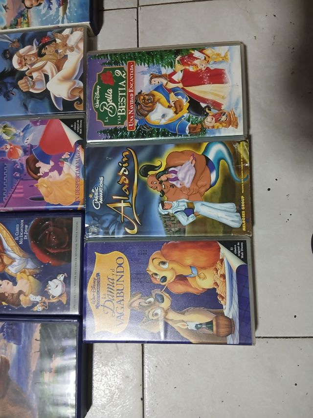 Lote de 13 Películas VHS Disney Infantiles