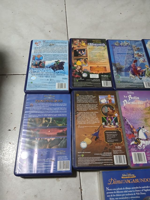 Lote de 13 Películas VHS Disney Infantiles