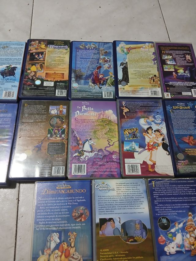 Lote de 13 Películas VHS Disney Infantiles