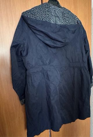 Parka azul marino talla 42
