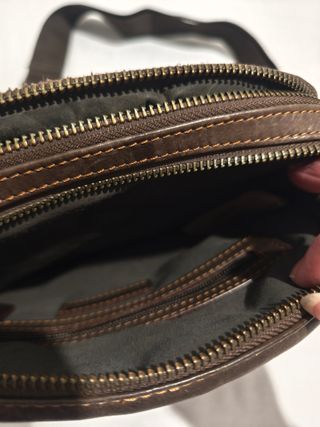 Bolso piel, Salvador Bachiller caballero marrón