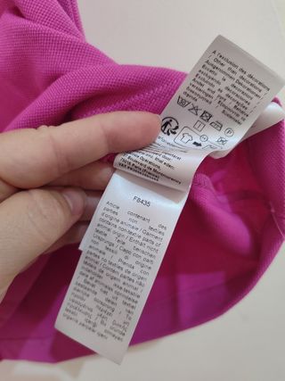 Camiseta Lacoste Rosa Talla 34  S