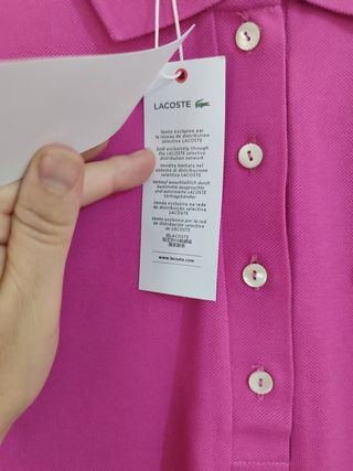 Camiseta Lacoste Rosa Talla 34  S