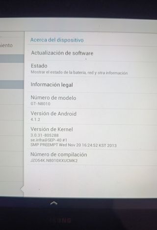 Samsung Galaxy Note 10.1 16GB Gris