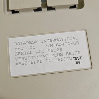 Datadesk International Mac-101 Tastiera