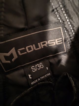 Pantalon moto con protección course talla S