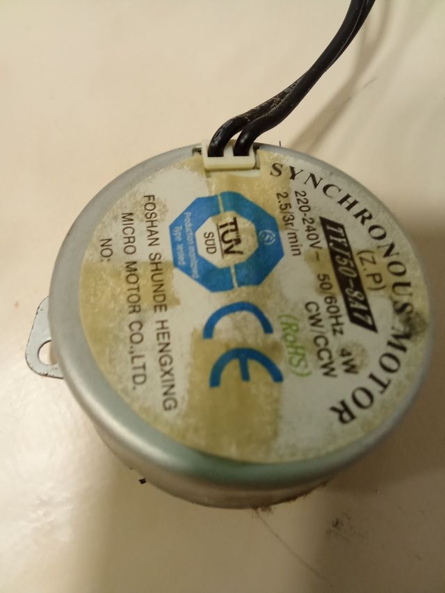 Motore sincrono TYJ50-8A7 220-240V 4W