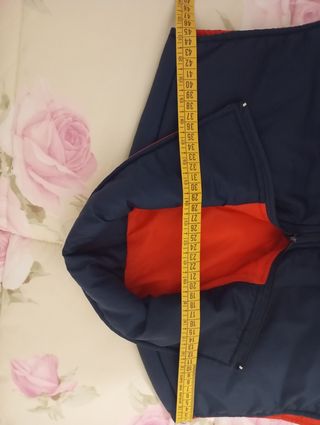 Gilet uomo reversibile M nero/rosso