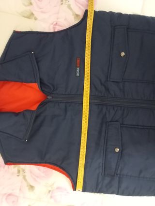 Gilet uomo reversibile M nero/rosso