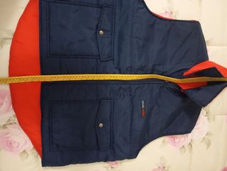 Gilet uomo reversibile M nero/rosso