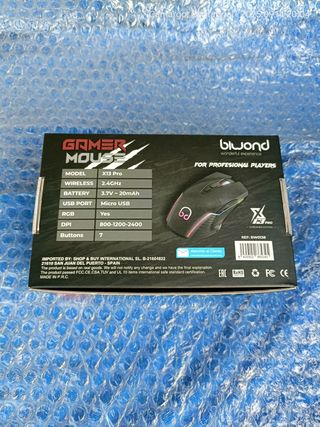 Ratón Gaming Inalámbrico Biwond RGB