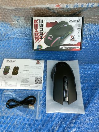 Ratón Gaming Inalámbrico Biwond RGB