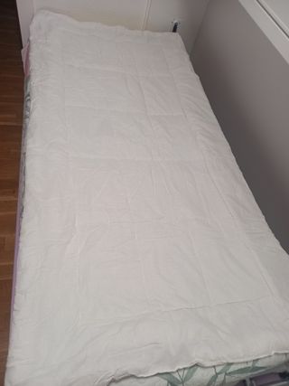 Relleno para sábanas con cremalleras. Cama 90