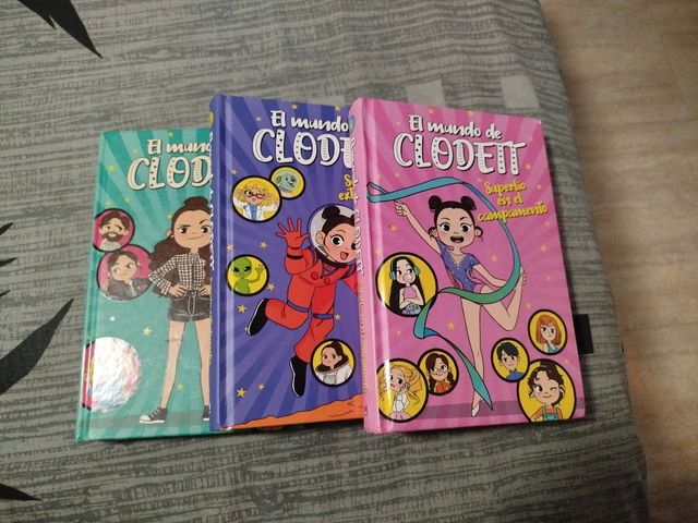 Lote 3 libros clodett