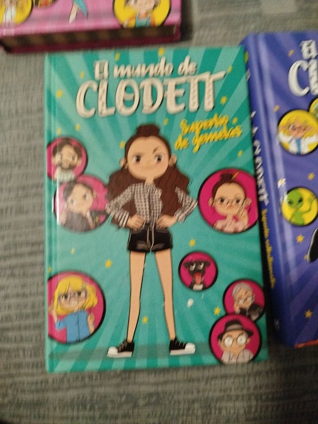 Lote 3 libros clodett