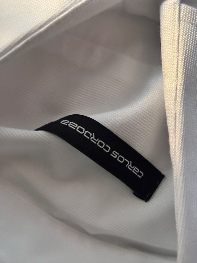 Camisa Carlos Córdoba Blanca Manga Larga