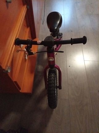 Bici sin pedales rosa