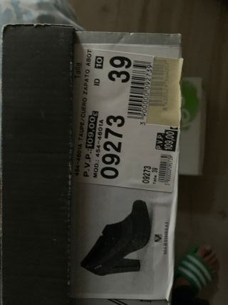 Zapato Martinelli Botín Talla 39 Negro