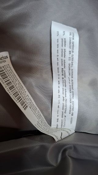 Abrigo Stradivarius Gris Mujer Lana talla L