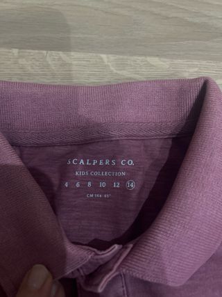 Polo Scalpers color berenjena