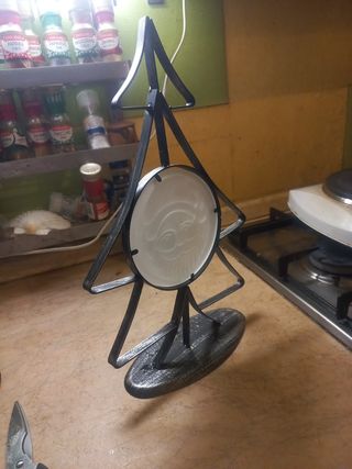 Alberello in ferro battuto con lume