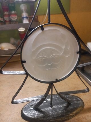 Alberello in ferro battuto con lume