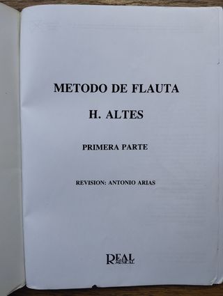 Método de Flauta Henry Altes 1ª Parte