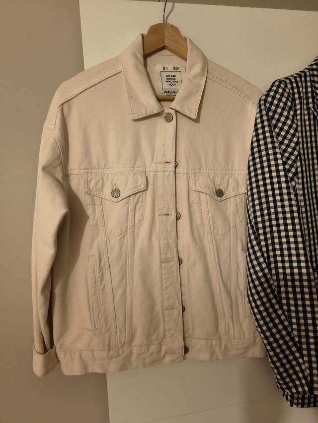 Chaqueta Pull&Bear rosa bebe Talla S