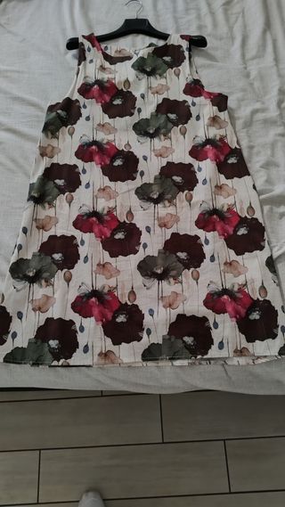 Vestito donna fantasia floreale taglia unica