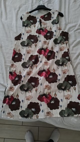 Vestito donna fantasia floreale taglia unica