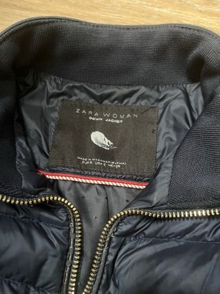 Abrigo Zara Mujer Azul