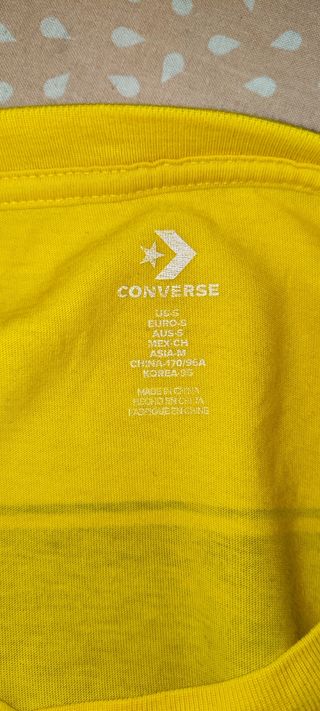 Camiseta Amarilla Converse