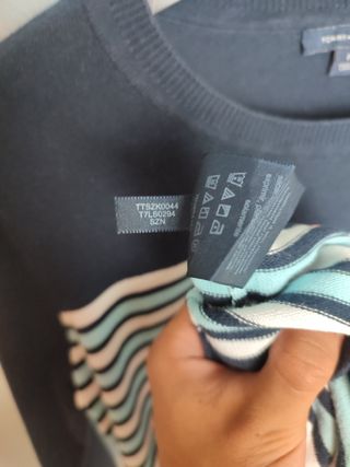 Jersey Tommy Hilfiger Rayas Manga 3/4 Mujer