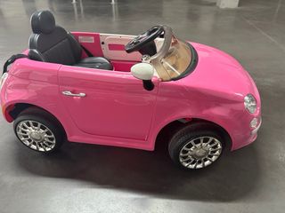 Coche eléctrico infantil rosa