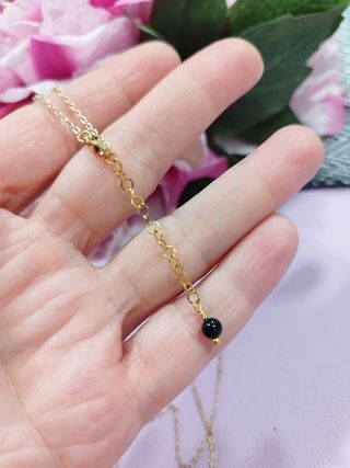 Catenina con ciondolo sardo bottone e coccu