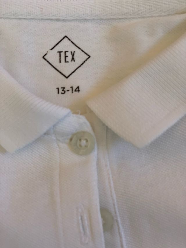 Lote de 2 polos manga corta. Talla 13-14 años.