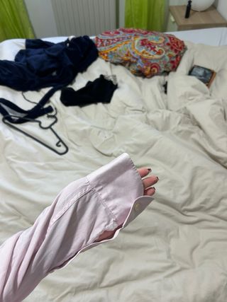 Camisa rosa Massimo Dutti 100% algodón 