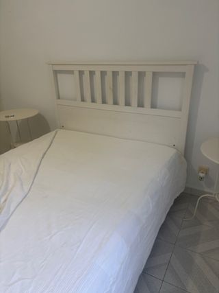 Cama Ikea Blanca Madera